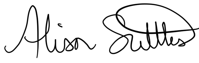 Alison Suttles signature